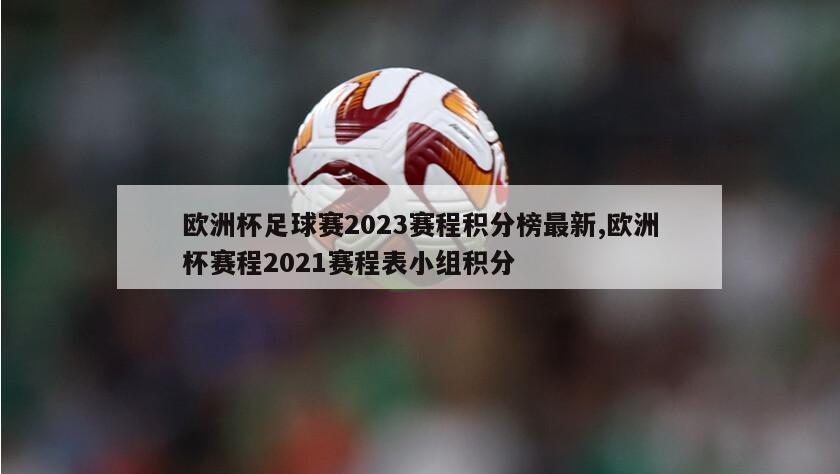 欧洲杯足球赛2023赛程积分榜最新,欧洲杯赛程2021赛程表小组积分