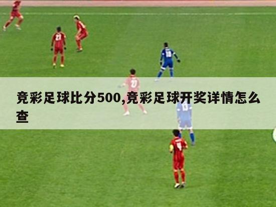 竞彩足球比分500,竞彩足球开奖详情怎么查