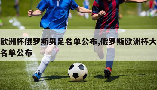 欧洲杯俄罗斯男足名单公布,俄罗斯欧洲杯大名单公布